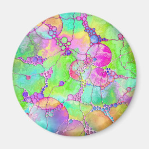 Hand And Digitally Painted Pattern Art 41 Magnet
