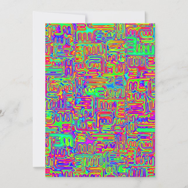 Hand And Digitally Painted Pattern Art 42 (Front)