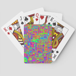 Hand And Digitally Painted Pattern Art 42 Playing Cards