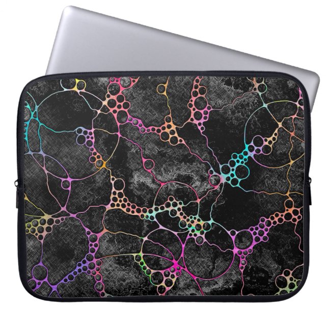 Hand And Digitally Painted Pattern Art 44 Laptop Sleeve (Front)