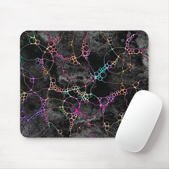 Hand And Digitally Painted Pattern Art 44 Mouse Pad (With Mouse)
