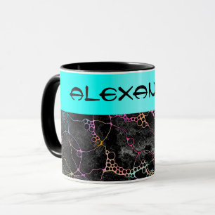Hand And Digitally Painted Pattern Art 44 Mug