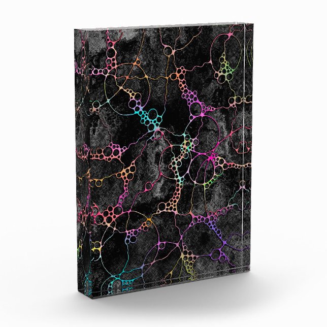 Hand And Digitally Painted Pattern Art 44 Photo Block (Left)