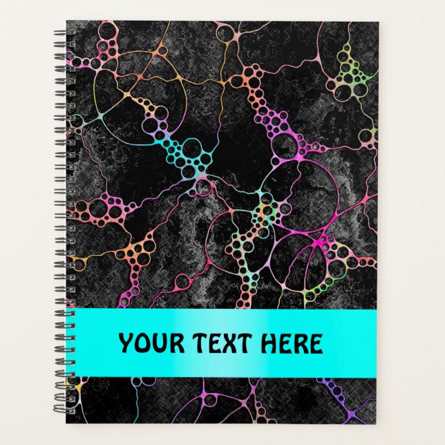 Hand And Digitally Painted Pattern Art 44 Planner (Front)