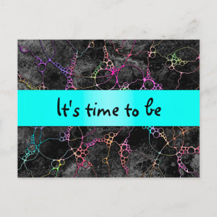 Hand And Digitally Painted Pattern Art 44 Postcard