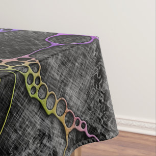 Hand And Digitally Painted Pattern Art 44 Tablecloth