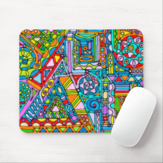 Hand And Digitally Painted Pattern Art 53 Mouse Pad