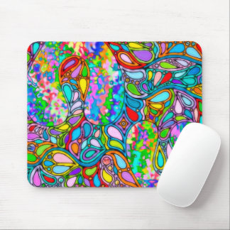 Hand And Digitally Painted Pattern Art 54 Mouse Pad