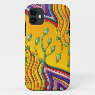 Hand And Digitally Painted Pattern Art 9 iPhone 11 Case