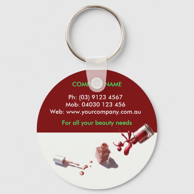 Hand and Nail Key Ring (Front)