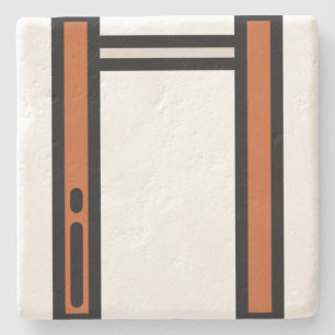 hand-bar stone coaster