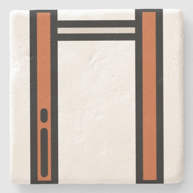 hand-bar stone coaster (Front)