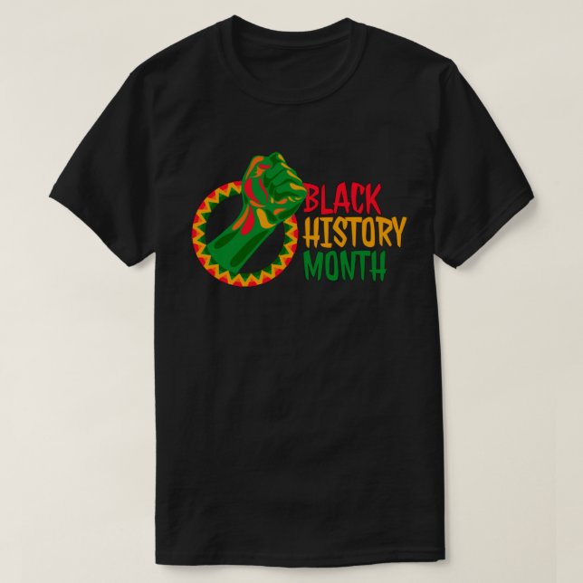 Hand Black History Month Men Women Kids T-Shirt (Design Front)