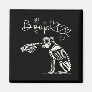 Hand Boop Boxer Dog Puppy Dog Halloween Costume Magnet
