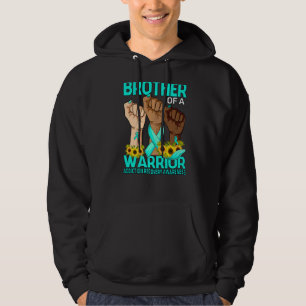 Hand Brother Of A Warrior Addiction Recovery Aware Hoodie