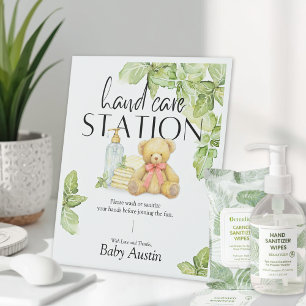 Hand Care Station Sign