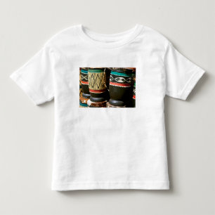 Hand carved drums, Livingston, Zambia Toddler T-Shirt