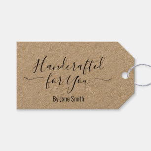Hand Crafted for You Personalised Gift Tags