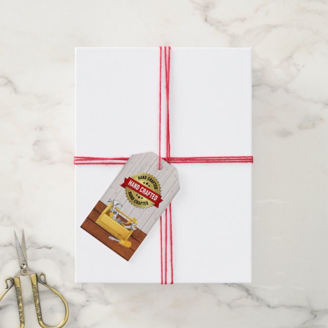 Hand Crafted Gift Tag (With Twine)