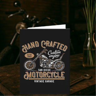 Hand Crafted Motorcycle Card