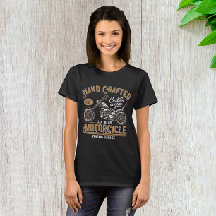Hand Crafted Motorcycle T-Shirt