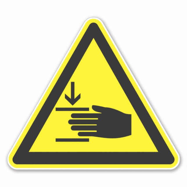 Hand Crush Force From Above Label (Front)