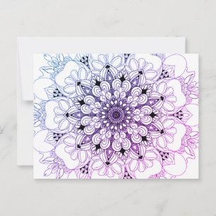Hand-Designed Colourful Mandala Art Cards