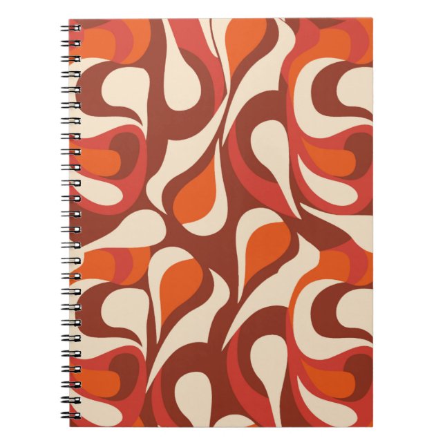 hand draw etnic pattern. Stylish designbackground, Notebook (Front)