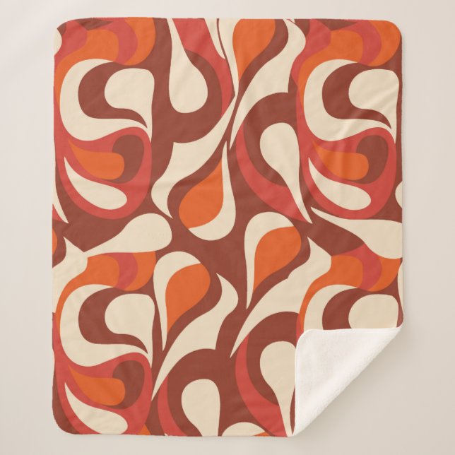 hand draw etnic pattern. Stylish designbackground, Sherpa Blanket (Front)