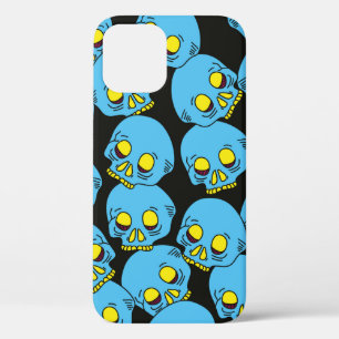 Hand draw skull pattern. Seamless skull pattern re iPhone 12 Case