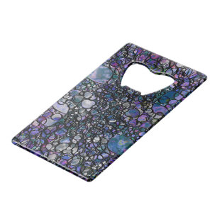 Hand-Drawn Abstract Circles, Blue, Purple, Black