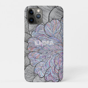 Hand Drawn Abstract Floral iPhone Case