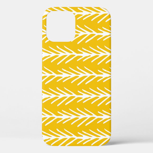 Hand Drawn Abstract Floral Pattern Case-Mate iPhone Case (Back)