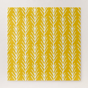 Hand Drawn Abstract Floral Pattern Jigsaw Puzzle