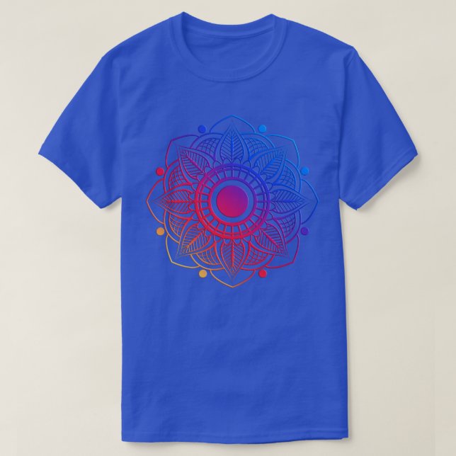 Hand Drawn Abstract Mandala T-Shirt (Design Front)