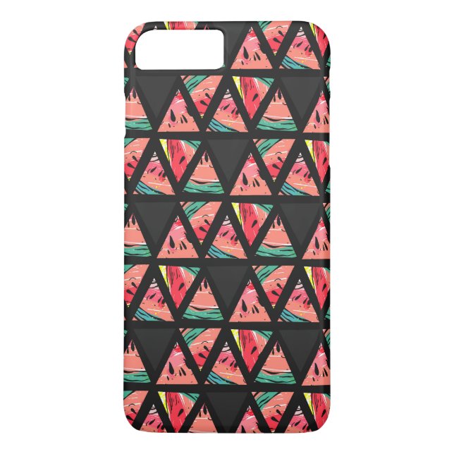 Hand Drawn Abstract Watermelon Pattern Case-Mate iPhone Case (Back)