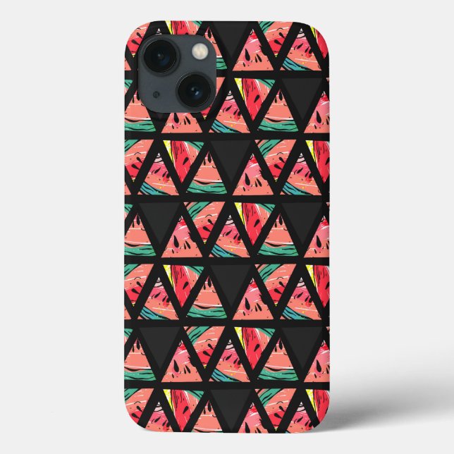 Hand Drawn Abstract Watermelon Pattern Case-Mate iPhone Case (Back)