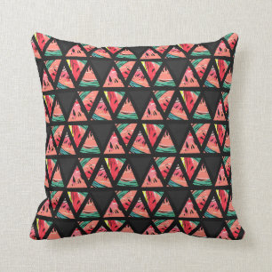 Hand Drawn Abstract Watermelon Pattern Cushion