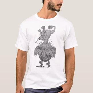 Hand-Drawn Art, Surreal Plant T-Shirt