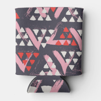 Hand-Drawn Artistic Pattern Display Can Cooler