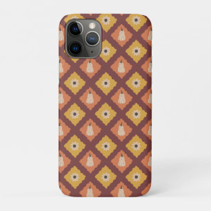 Hand Drawn Autumn Diamond Pattern  iPhone 11 Pro Case