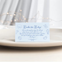 Hand Drawn Baby Shower, Bow Boy Books for Baby