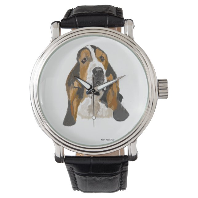 Hand drawn Basset Watch (Front)