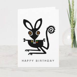 Hand drawn BILBY - Aussie animal - Happy Birthday Card