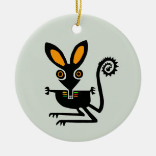 Hand drawn- BILBY- - Nature - Ecology Ceramic Ornament