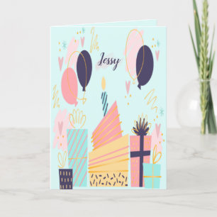 Hand Drawn Birthday Card