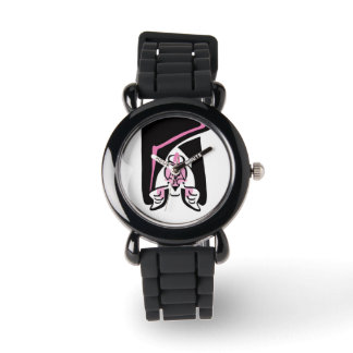 Hand drawn - Black BAT - Spooky - Kids Watch