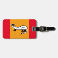 Hand drawn Black-footed FERRET- Wildlife- Red