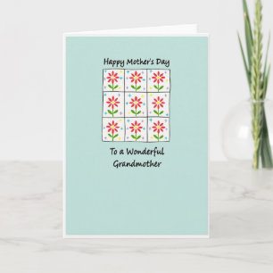 Hand Drawn Blooms Mothers Card