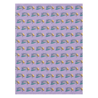 Hand Drawn Blue Crab with Hammer Mallet Crab Boil Tablecloth